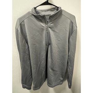 Callaway Golf mens quarterzip sweater gray large